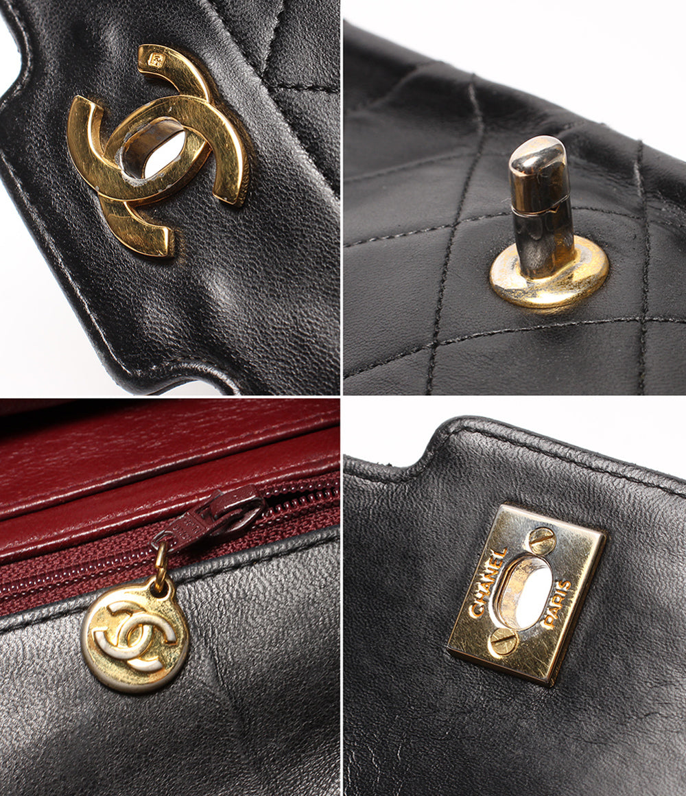 CHANEL チェーンショルダーバッグ 斜め掛け ゴールド金具 1番台 ダイアナマトラッセ レディース シャネル