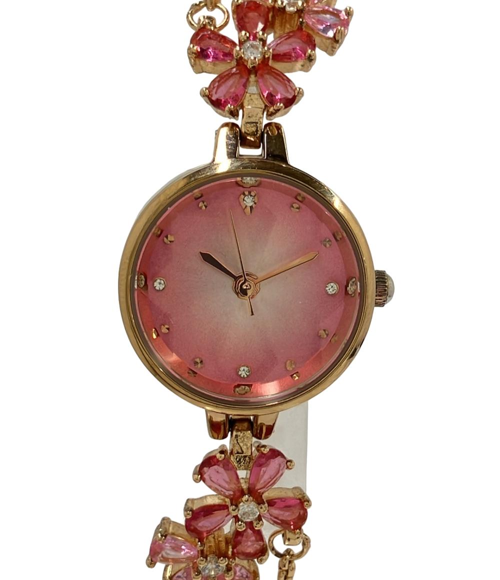 TIME100 腕時計 クオーツ ピンク W80322L レディース