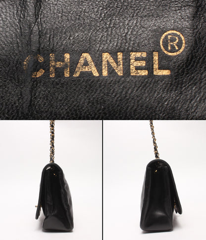 CHANEL チェーンショルダーバッグ 斜め掛け ゴールド金具 1番台 ダイアナマトラッセ レディース シャネル