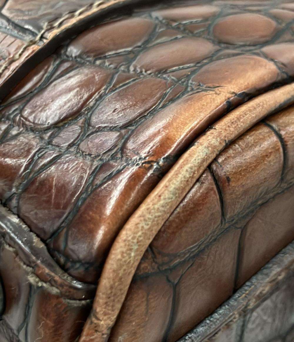 MIUMIU ハンドバッグ クロコ型押し レディース ミュウミュウ