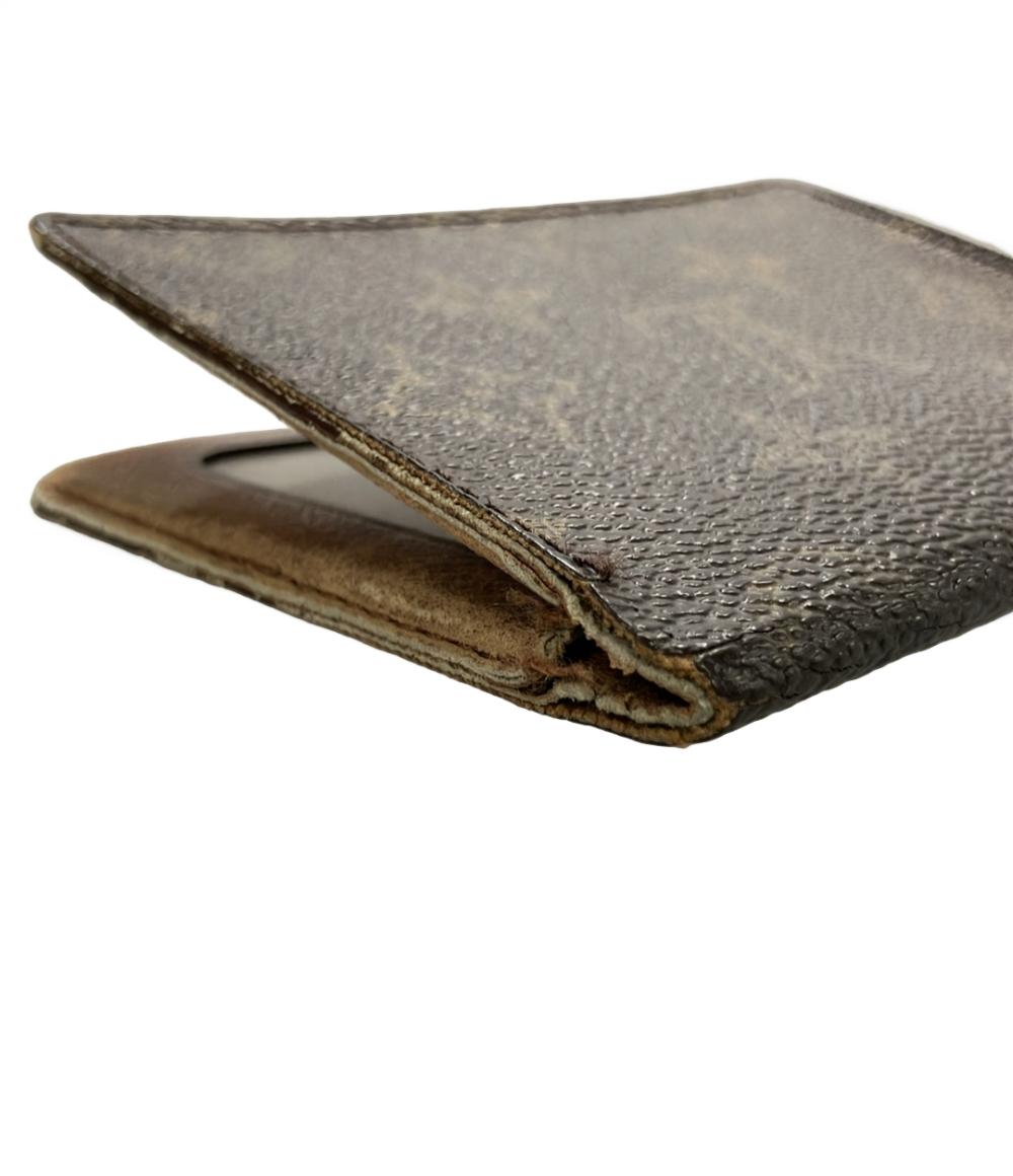 訳あり ルイ・ヴィトン パスケース ポルト2カルトヴェルティカル モノグラム M60533 レディース LOUIS VUITTON