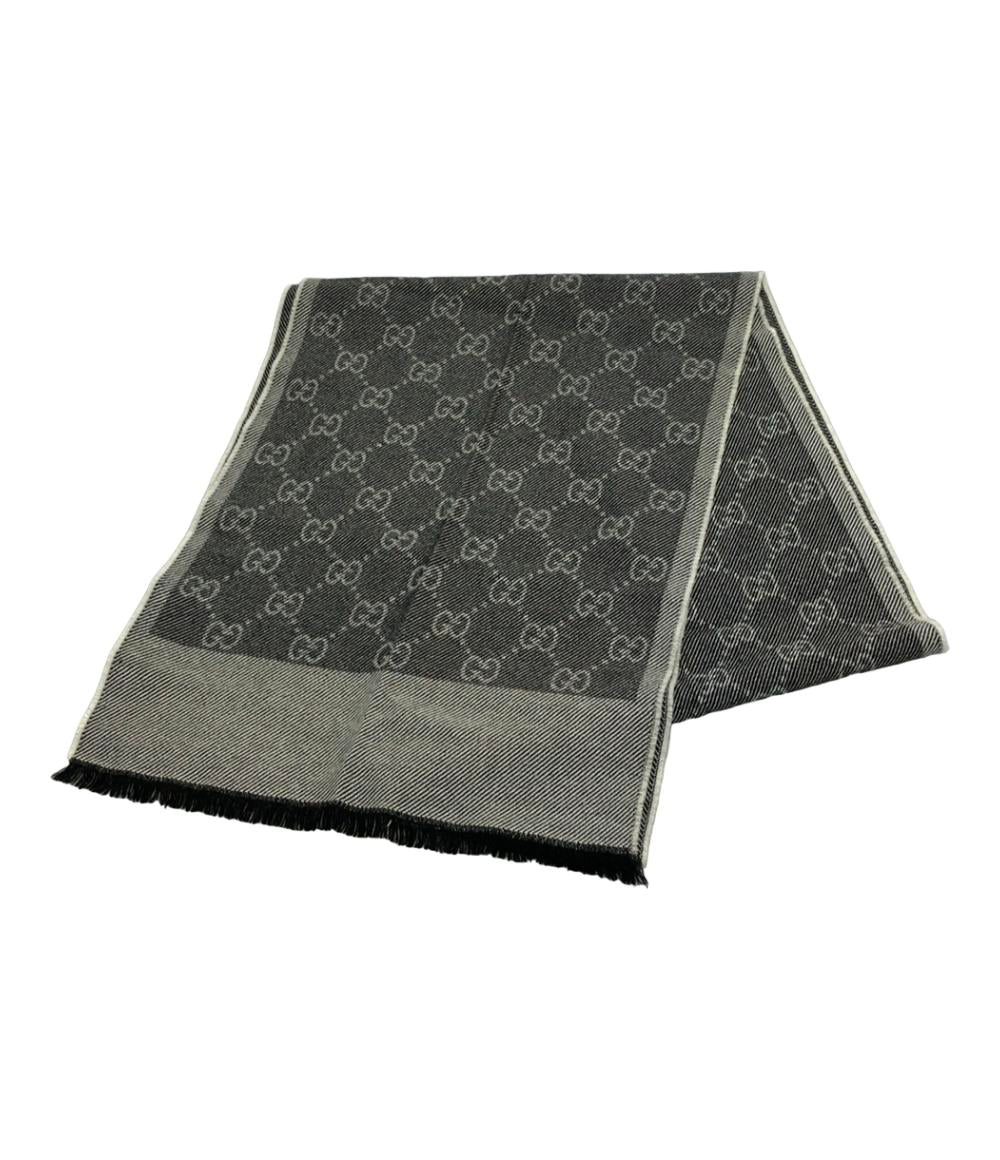グッチ マフラー ウール 100% GG柄 レディース GUCCI
