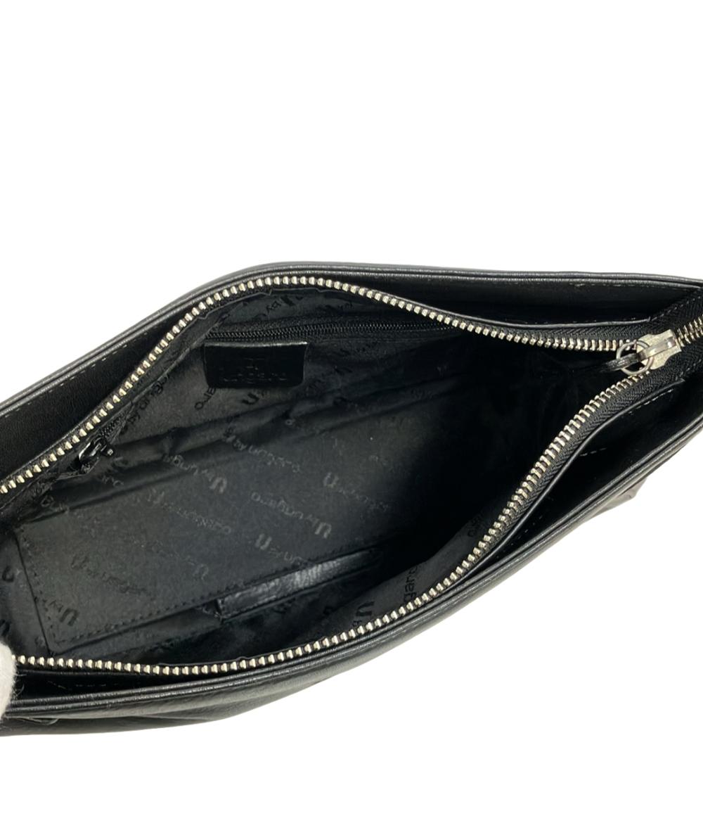 美品 U by ungaro ショルダーバッグ 斜め掛け レザー レディース ユーバイウンガロ