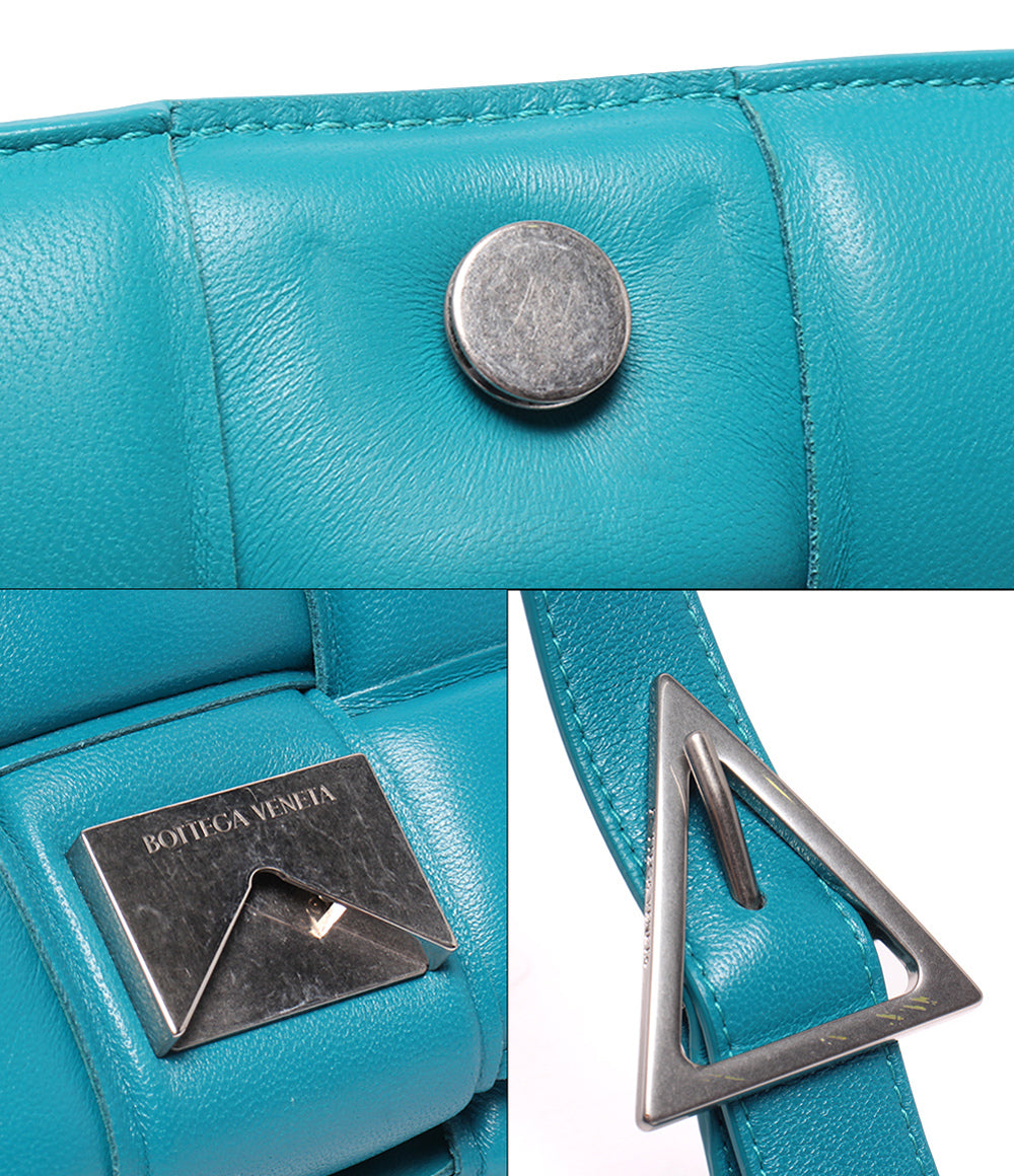 【中古】BOTTEGAVENETA ボッテガヴェネタ クラシック パテッドカセット ショルダーバッグ 斜め掛け ボルドー レザー レディース【質屋】 BOTTEGA VENETA - 【中古】BOTTEGAVENETA ボッテガヴェネタ クラシック