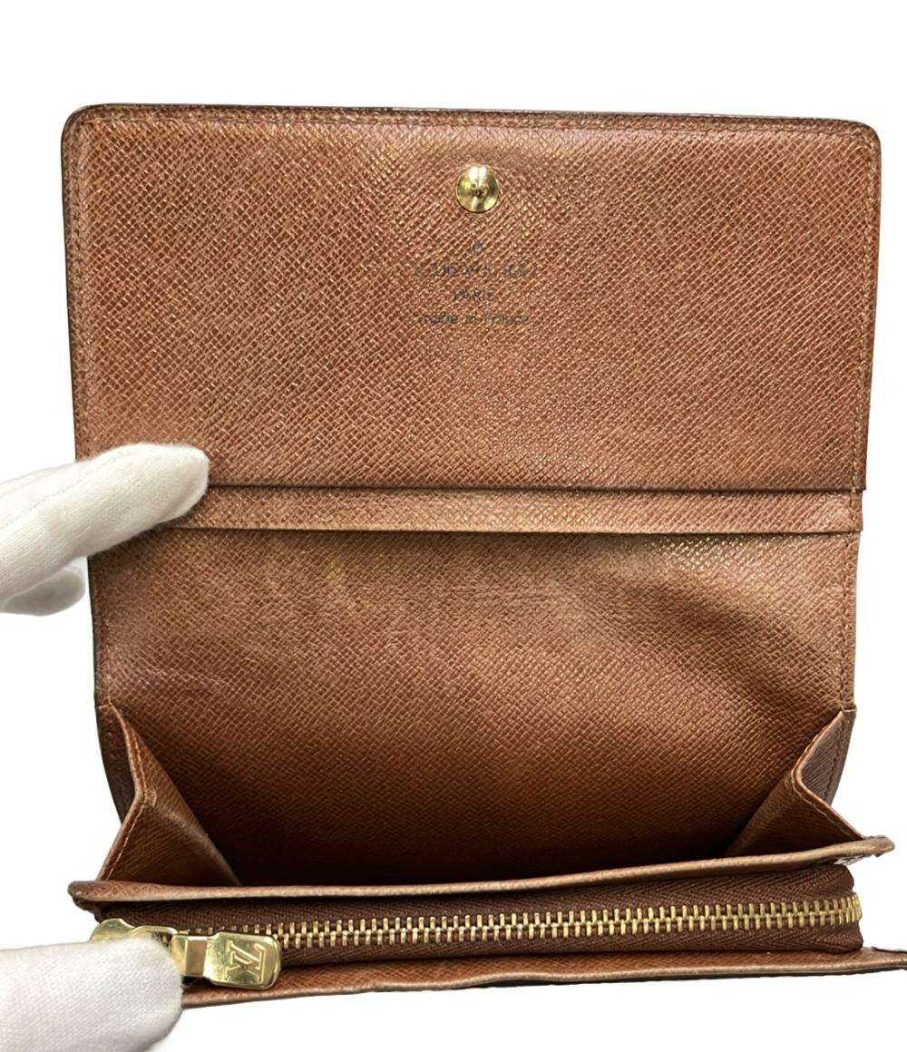 LOUIS VUITTON 二つ折り財布 ポルトモネ ビエ トレゾール モノグラム M61730 レディース ルイ・ヴィトン