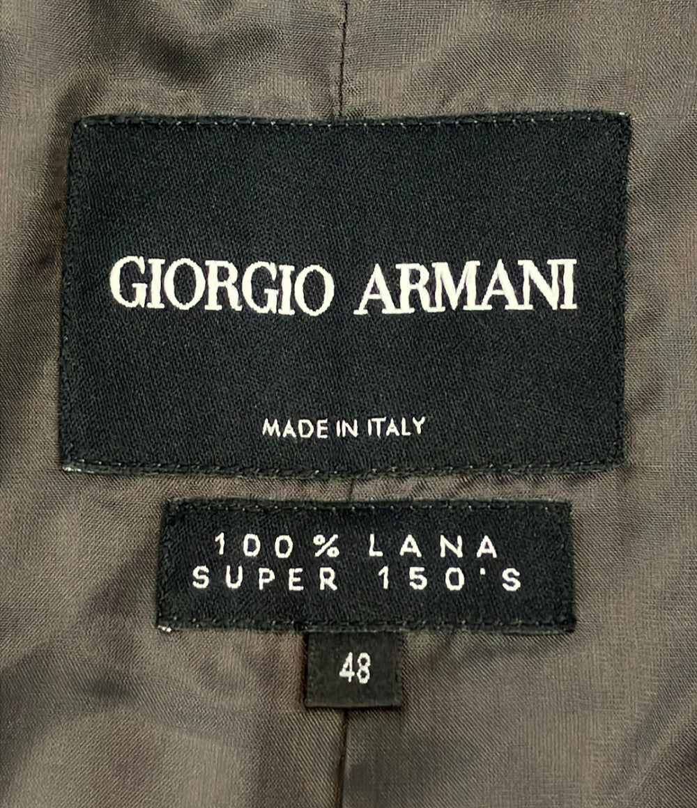 美品 GIORGIO ARMANI テーラードジャケット KAG18T 0A143 レディース SIZE 48 (XL) ジョルジオアルマーニ