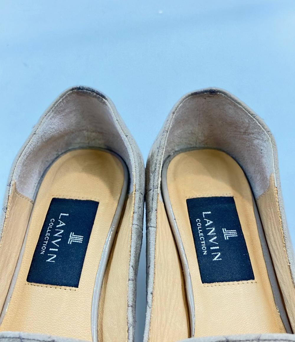 ランバン コレクション スクエアトゥパンプス チェーンモチーフ レディース SIZE 22 1/2 (S) LANVIN COLLECTION