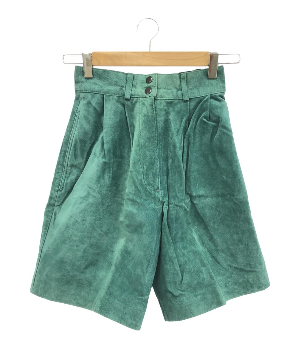 ハーフレザーパンツ レディース SIZE 4 (XS) David Hollis