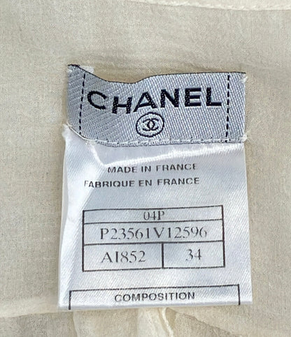CHANEL シルク ノースリーブ ブラウス P23561V12596 レディース SIZE 34 (S) シャネル