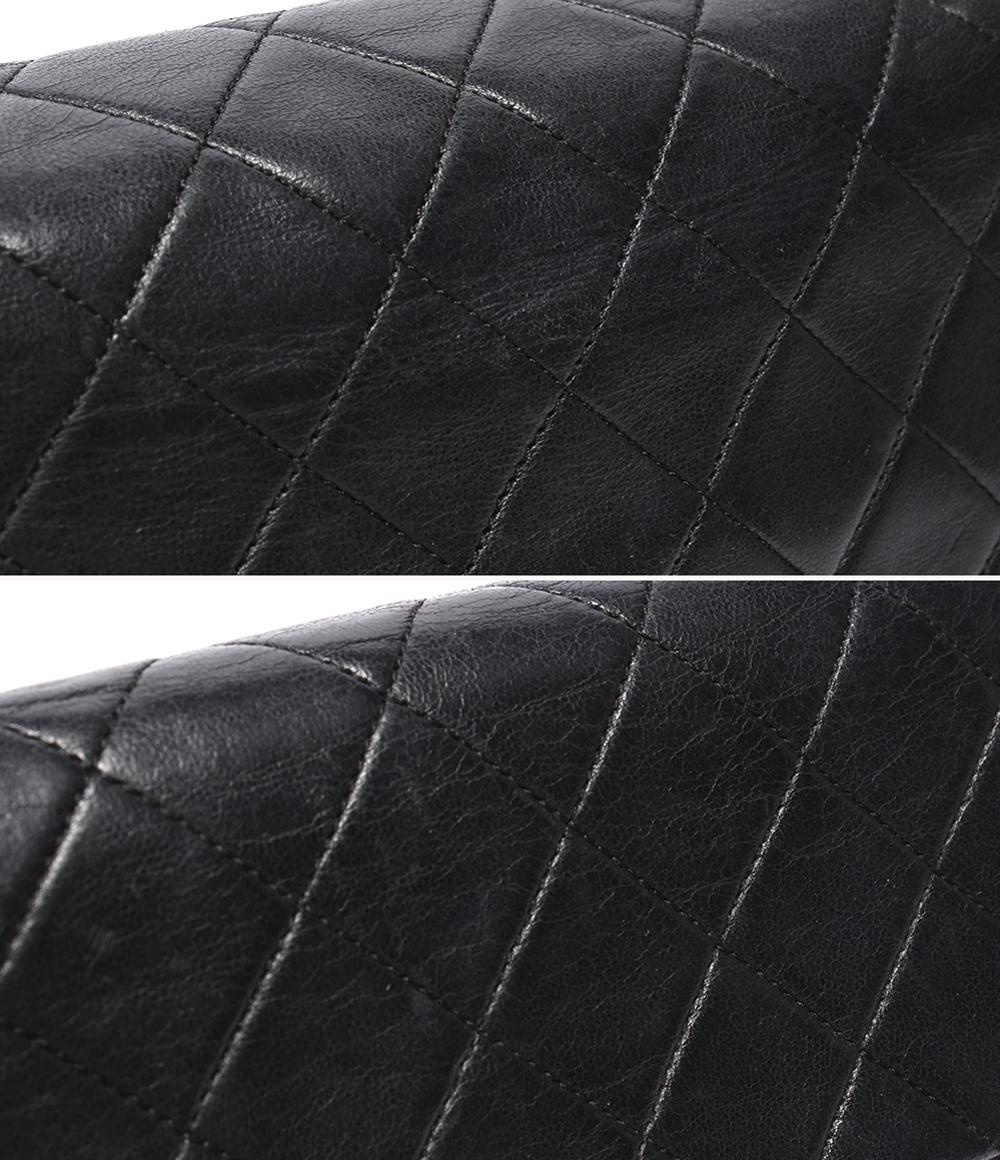 CHANEL チェーンショルダーバッグ ゴールド金具 シングルチェーン シングルフラップ ラムスキン 2番台 マトラッセ20 レディース シャネル