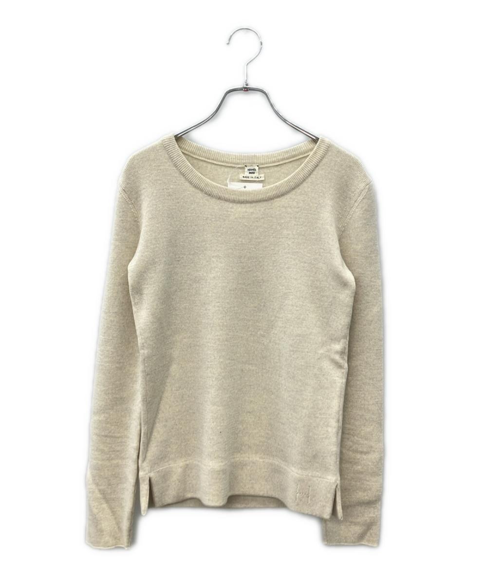 HERMES 長袖 クルーネック ニット レディース SIZE 38 (S) エルメス