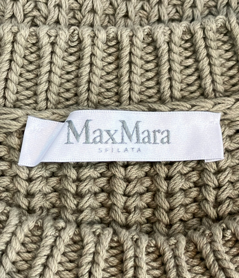 美品 MAX MARA 長袖 ニット 2411361213 6 70 レディース SIZE S マックスマーラ