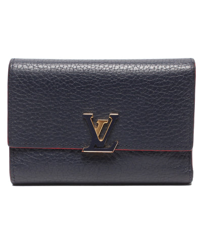 LOUIS VUITTON 三つ折り財布 ポルトフォイユ カプシーヌ M63741 レディース ルイ・ヴィトン