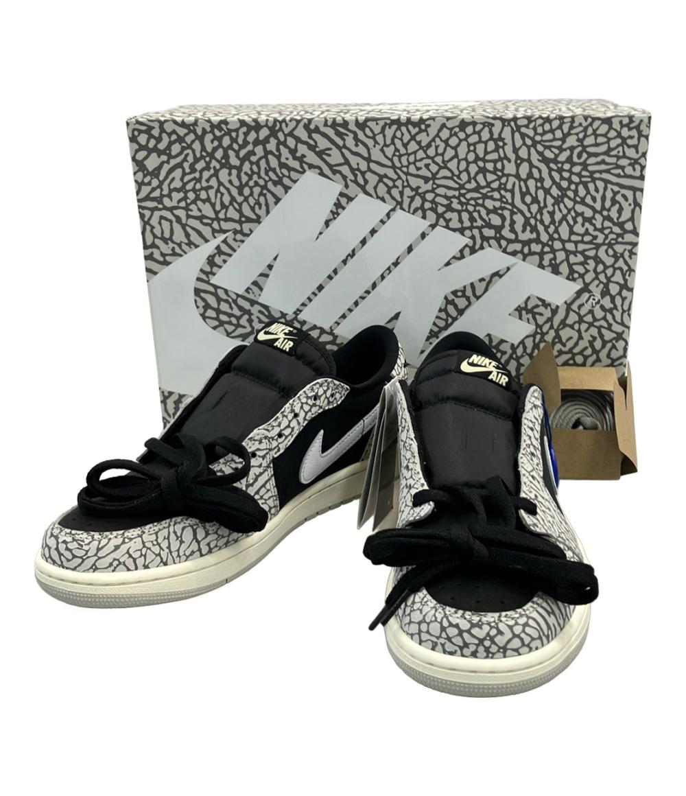 美品 NIKE ローカットスニーカー AIR JORDAN 1 RETRO LOW OG CZ0790-001 メンズ SIZE 27.5 (L) ナイキ