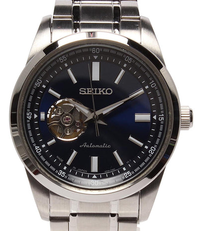SEIKO 腕時計 自動巻き ネイビー 4R38-02A0 メンズ セイコー