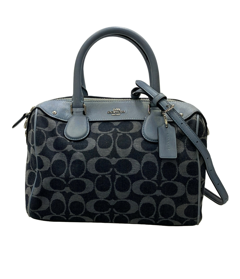 COACH 2WAY ハンドバッグ ショルダーバッグ 斜め掛け デニム シグネチャー F26164 レディース コーチ