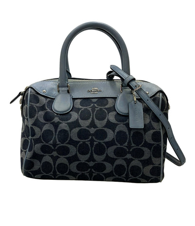 COACH 2WAY ハンドバッグ ショルダーバッグ 斜め掛け デニム シグネチャー F26164 レディース コーチ