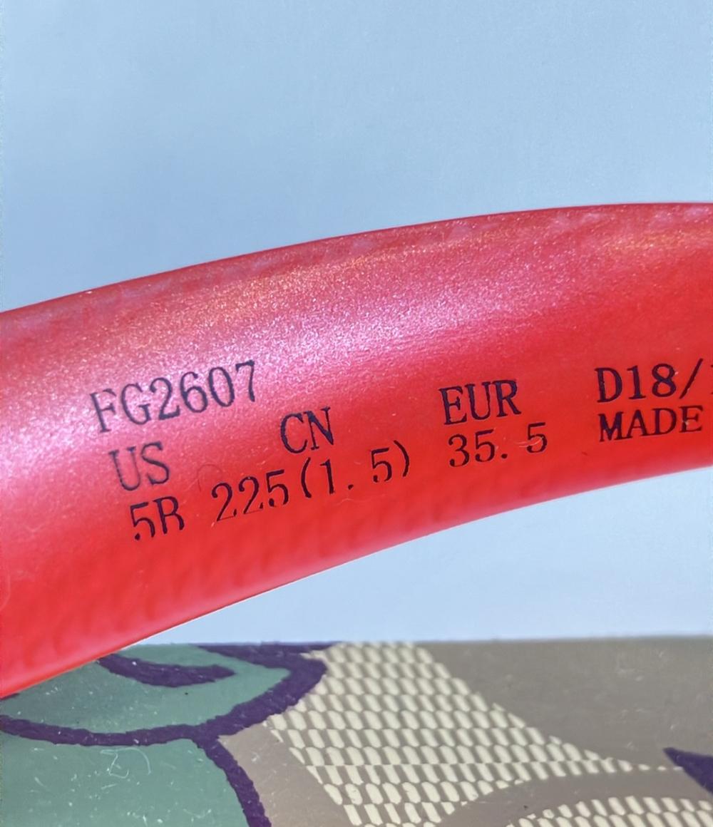 美品 COACH ビーチサンダル シグネチャー柄 レディース SIZE 5 B コーチ