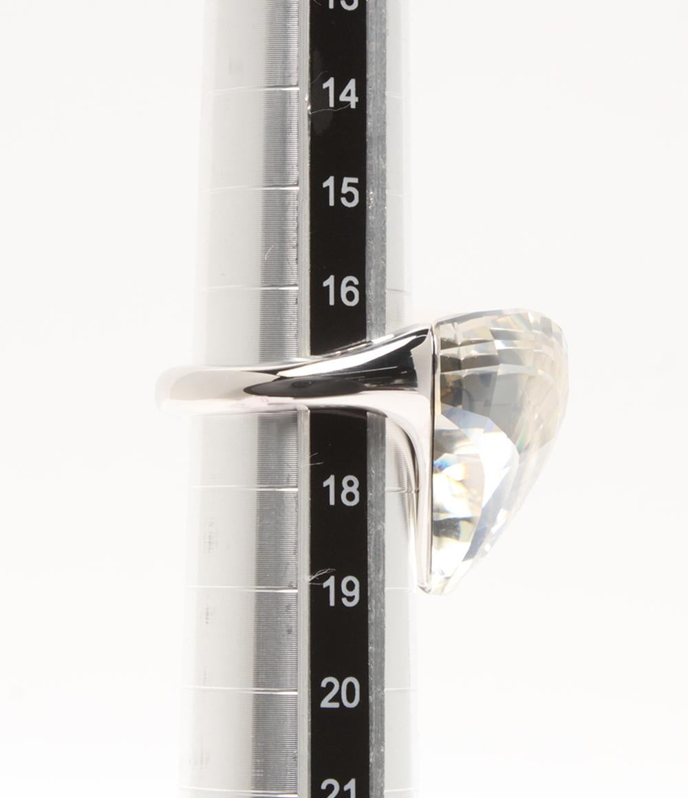 美品 スワロフスキー リング 指輪 ハートモチーフ レディース SIZE 17号 SWAROVSKI