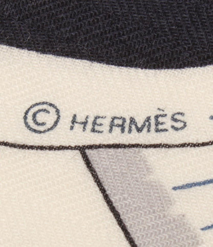 美品 HERMES ストール カレジェアン レディース エルメス
