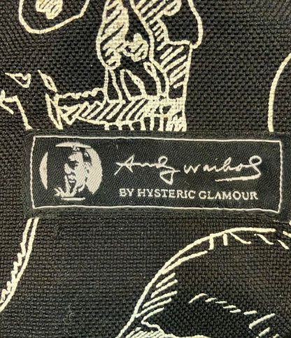 ANDY WARHOL BY HYSTERIC GLAMOUR リュック デイパック スカル柄 ドクロ柄 メンズ レディース アンディウォーホル バイ ヒステリックグラマー