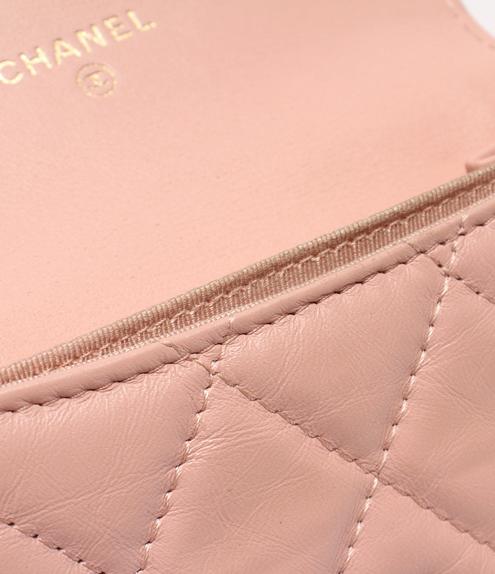 CHANEL カードケース ゴールド金具 マトラッセ 2.55 レディース シャネル