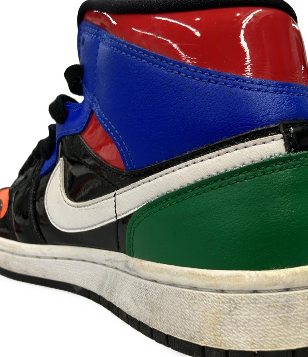 NIKE ミドルカットスニーカー エアジョーダン 1 ミッド SE CV5276-001 レディース SIZE 23.5 (M) ナイキ