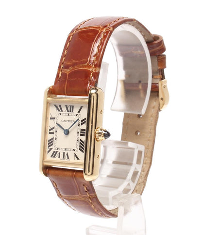 Cartier 腕時計 K18 タンク ルイ カルティエ SM クオーツ W1529856 レディース カルティエ