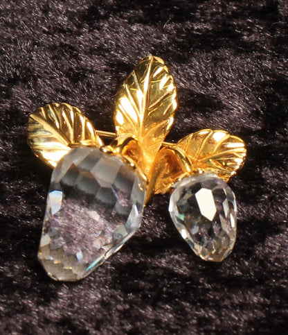 スワロフスキー ブローチ イチゴ いちご ストロベリー レディース SWAROVSKI