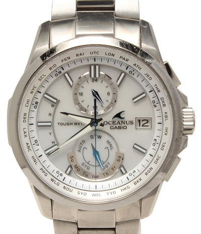 CASIO 腕時計 オシアナス OCEANUS ソーラー ホワイト系 OCW-T2500 メンズ カシオ