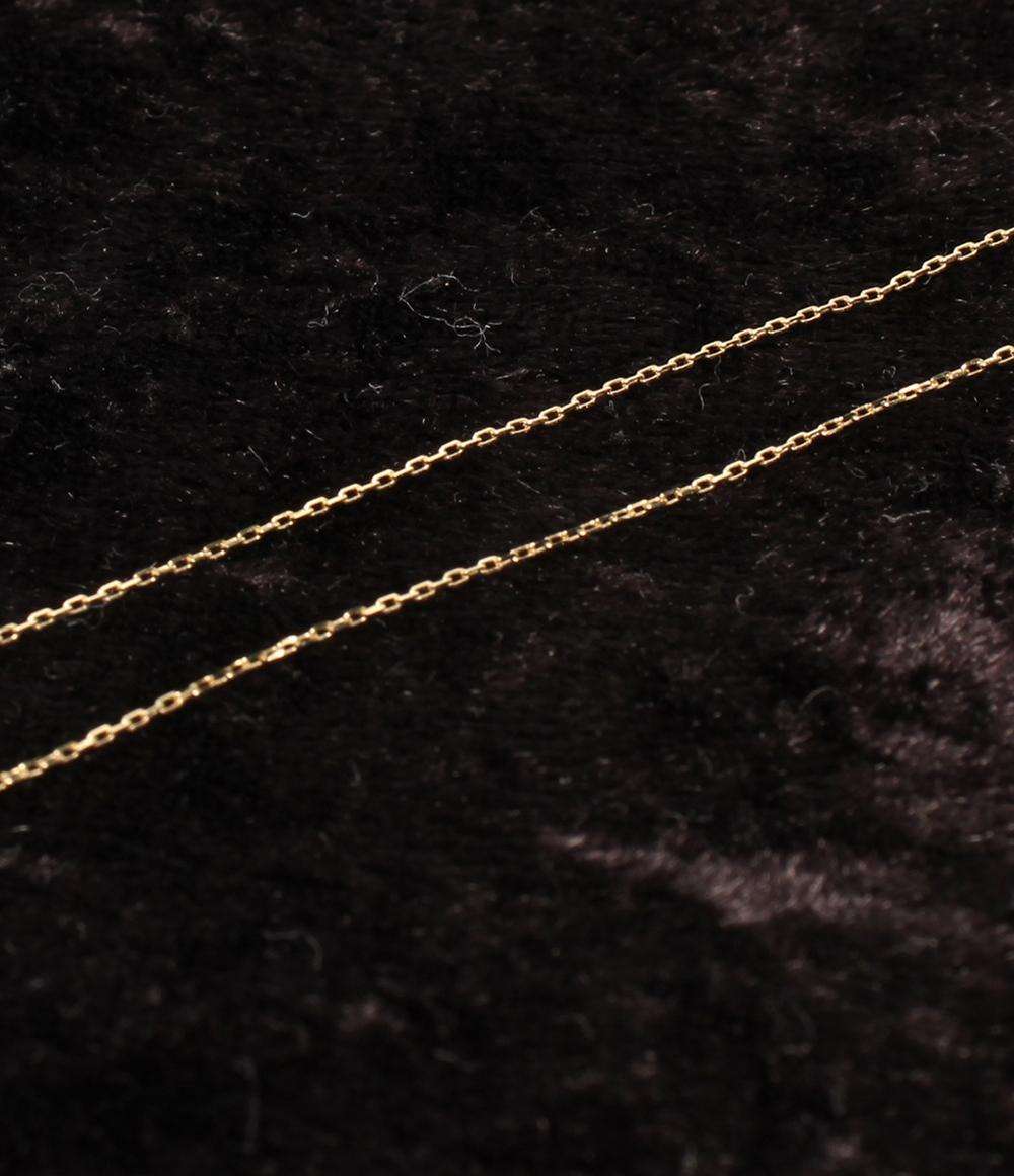 美品 ヴァンドームアオヤマ ネックレス K10 ダイヤ フラワーモチーフ レディース VENDOME AOYAMA