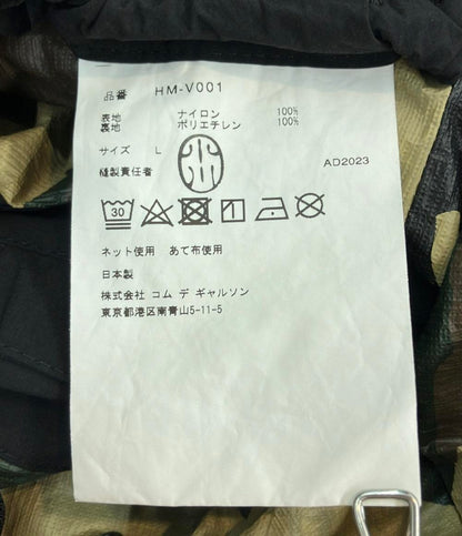 美品 COMME des GARCONS HOMME ナイロンベスト 裏地迷彩柄 HM-V001 メンズ SIZE L コムデギャルソンオム