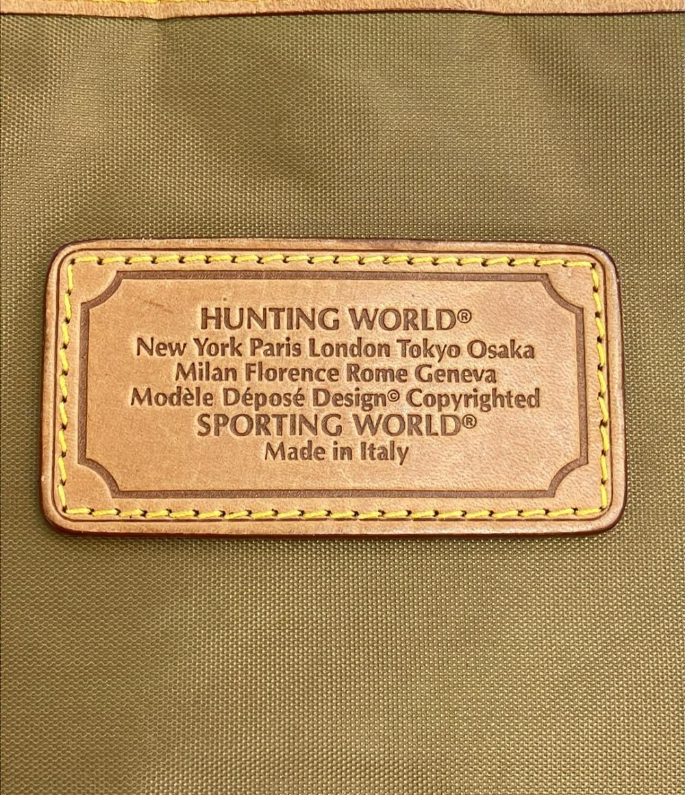 訳あり ハンティングワールド リュック バチュークロス レザー レディース HUNTING WORLD