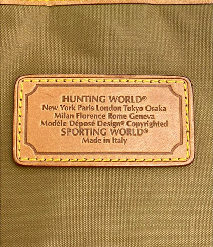 訳あり ハンティングワールド リュック バチュークロス レザー レディース HUNTING WORLD