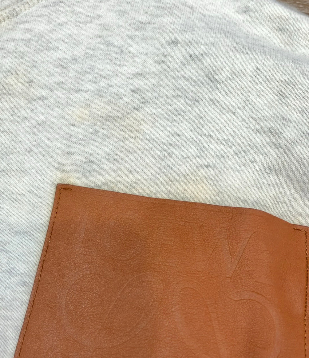 LOEWE プルオーバーパーカー レザーポケット S359Y25X14 レディース ロエベ