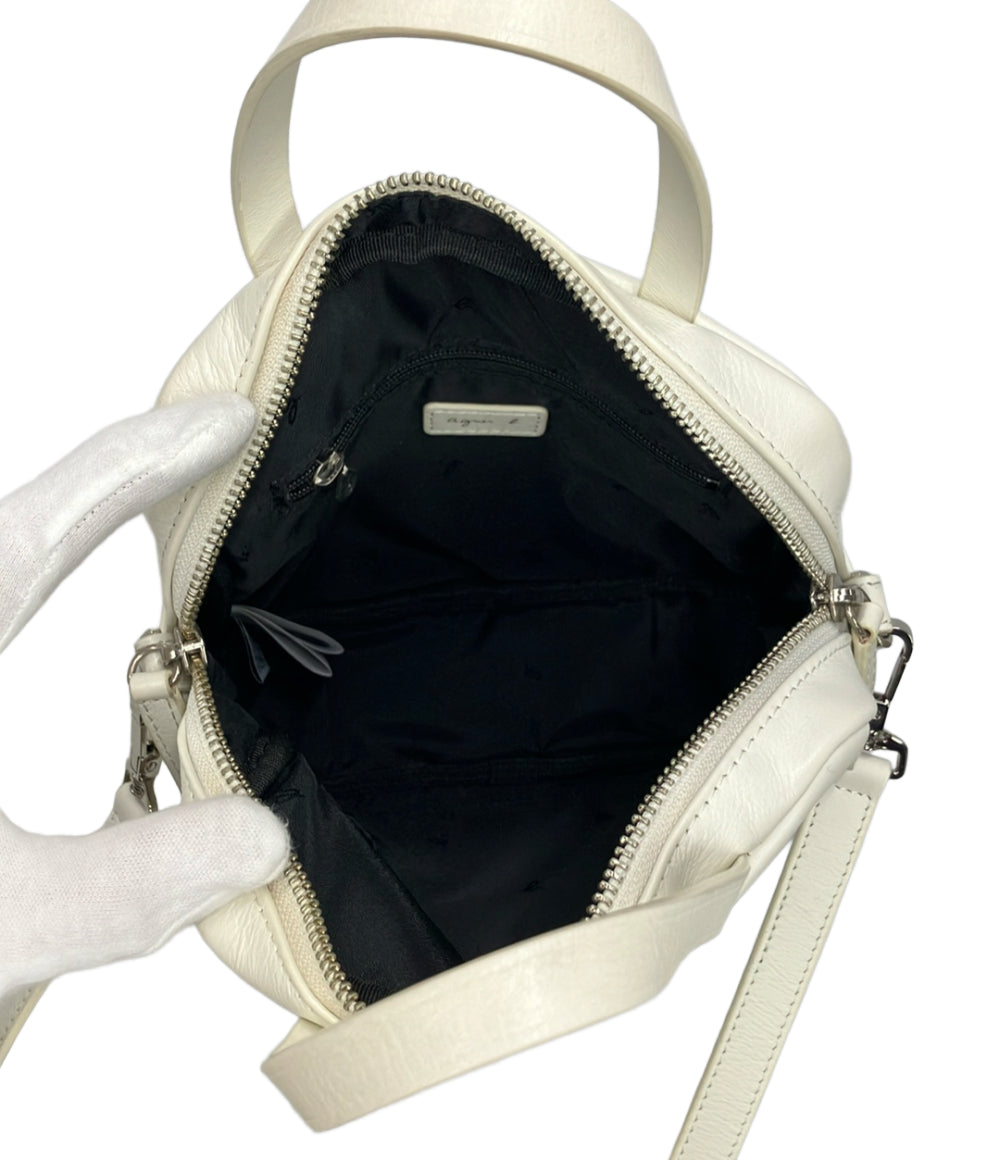agnes b. ハンドバッグ ショルダーバッグ 2WAY 斜め掛け レディース アニエスベー