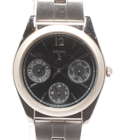 SEIKO 腕時計 ルキア LUKIA クオーツ ブラック 5Y89-0A10 レディース セイコー