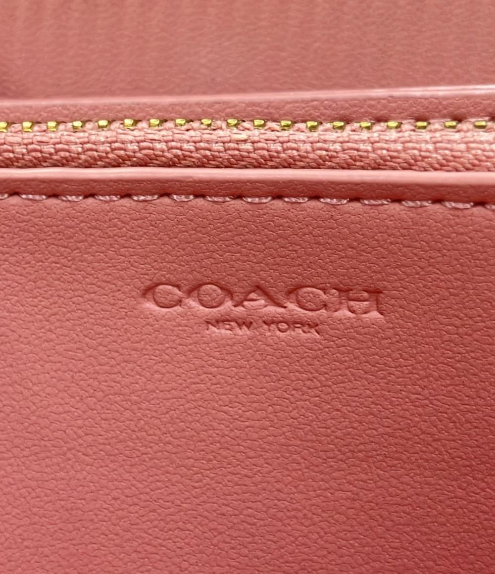 COACH ラウンドファスナー長財布 レザー CC489 レディース コーチ