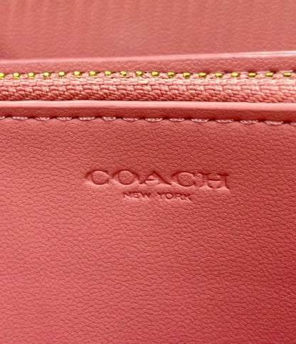 COACH ラウンドファスナー長財布 レザー CC489 レディース コーチ