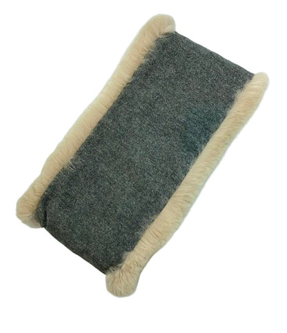 美品 Giovi スヌード ラビットファー レディース ジョヴィ