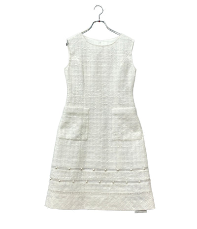 Rene ノースリーブワンピース レース 裾パール タグ付き 6016600 レディース SIZE 34 (S) ルネ