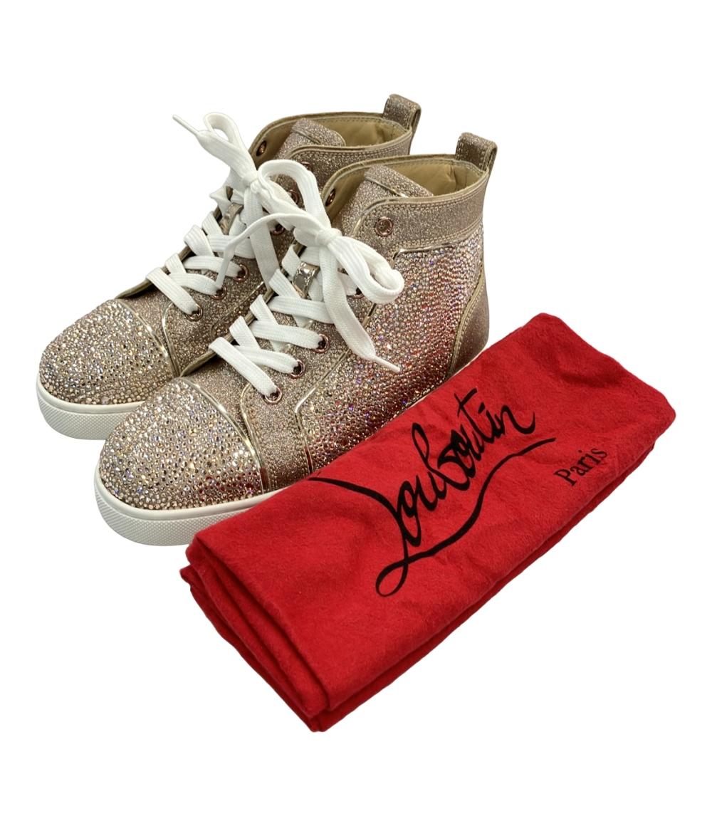 美品 Christian Louboutin ハイカットスニーカー レディース SIZE 34 1/2 (XS) クリスチャンルブタン
