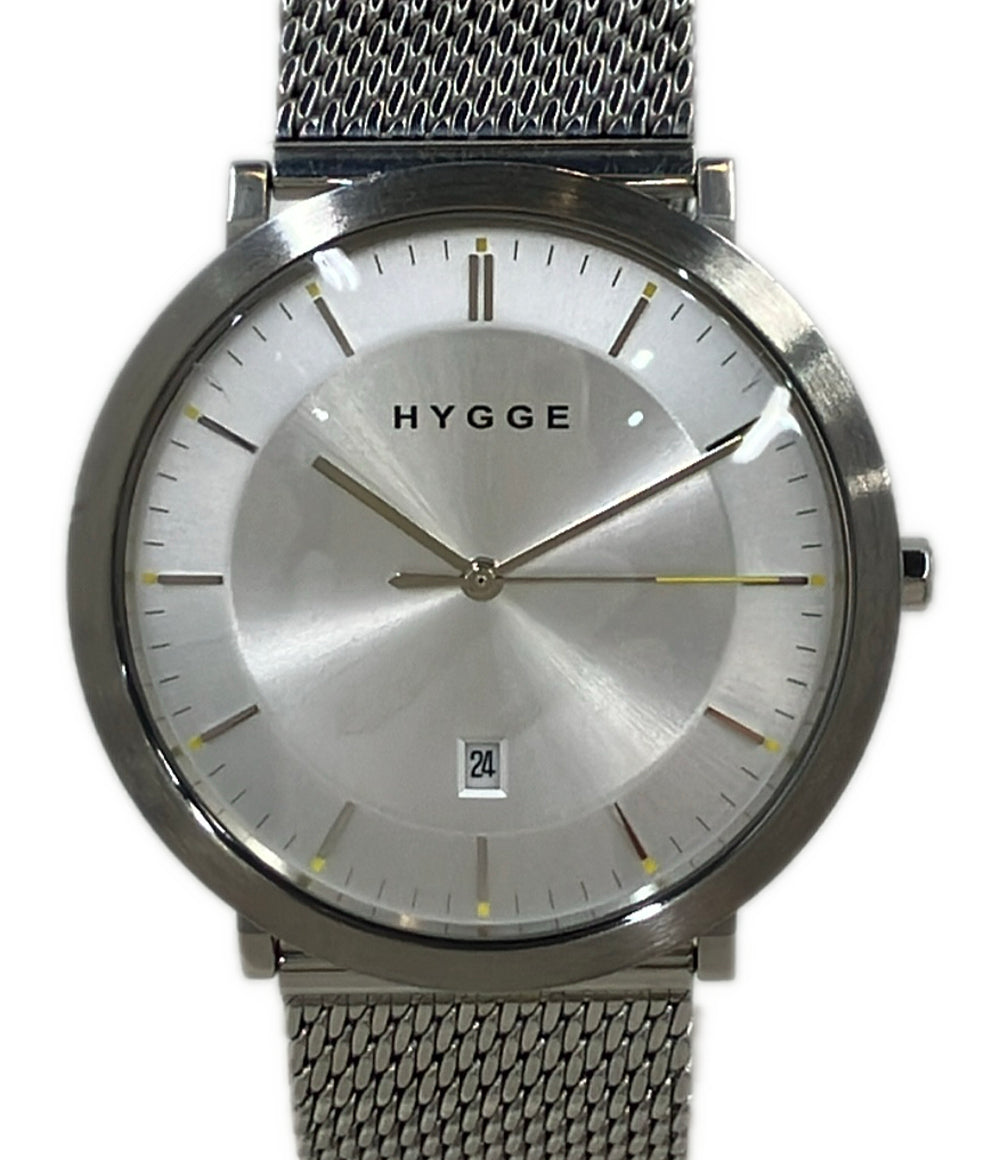 HYGGE 腕時計 クオーツ シルバー 4013-86 メンズ ヒュッゲ