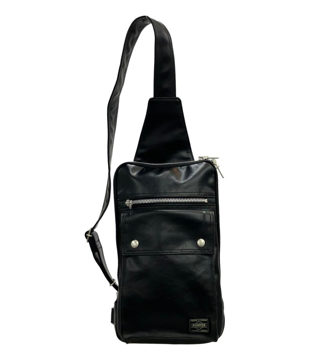 美品 ポーター ボディバッグ スリングショルダーバッグ フリースタイル メンズ PORTER