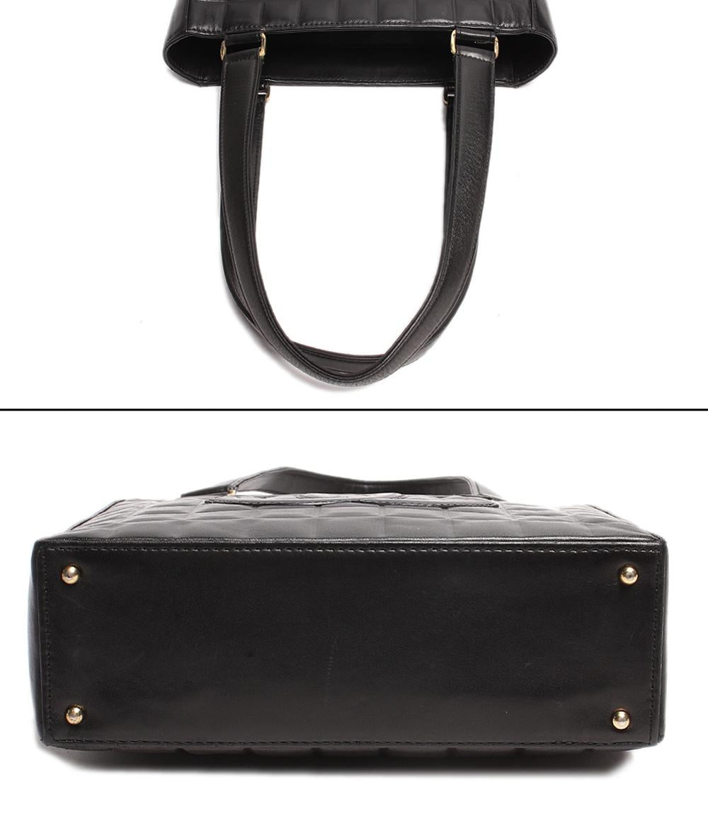 シャネル レザートートバッグ ョルダーバッグ ココマーク ゴールド金具 チョコバー レディース CHANEL