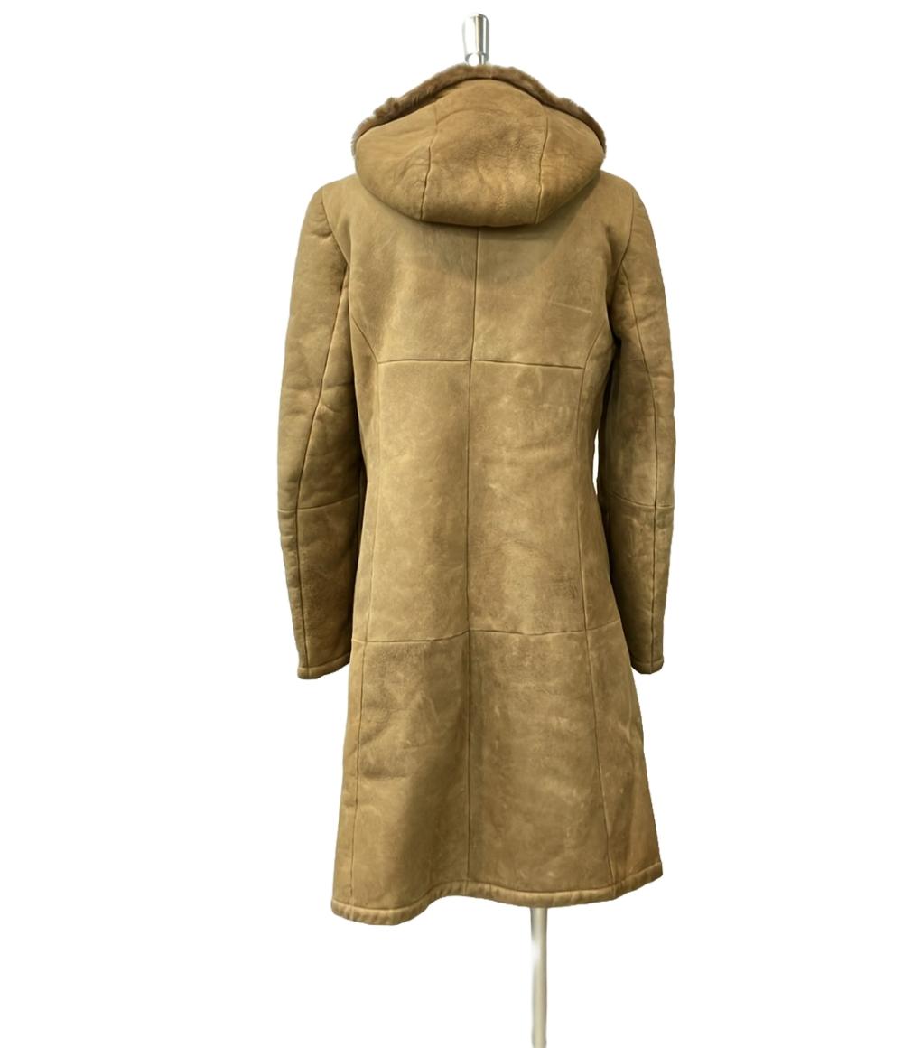 マックスマーラ フーディボアムートンコート レディース SIZE 42 (M  