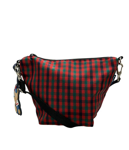 美品 Familiar ショルダーバッグ ポシェット 斜め掛け ナイロン レディース ファミリア