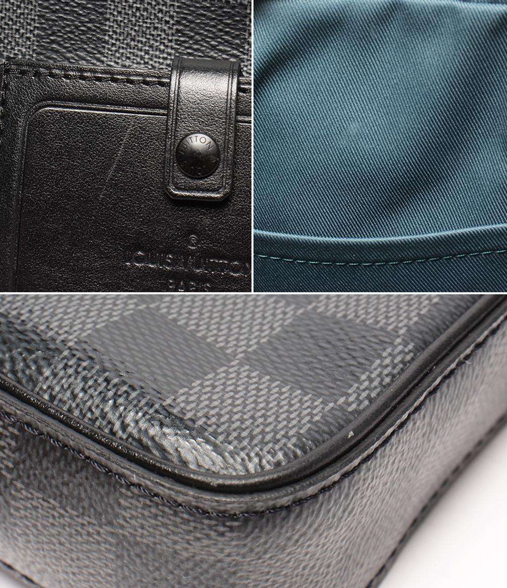 ルイ・ヴィトン ショルダーバッグ 斜め掛け アルファ メッセンジャー ダミエ グラフィット N40188 メンズ LOUIS VUITTON
