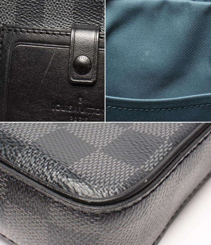 ルイ・ヴィトン ショルダーバッグ 斜め掛け アルファ メッセンジャー ダミエ グラフィット N40188 メンズ LOUIS VUITTON