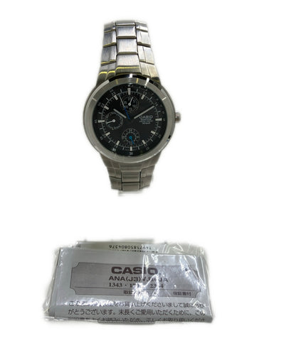 CASIO 腕時計 エディフィス EDFICE クオーツ ブラック EF-305 メンズ カシオ